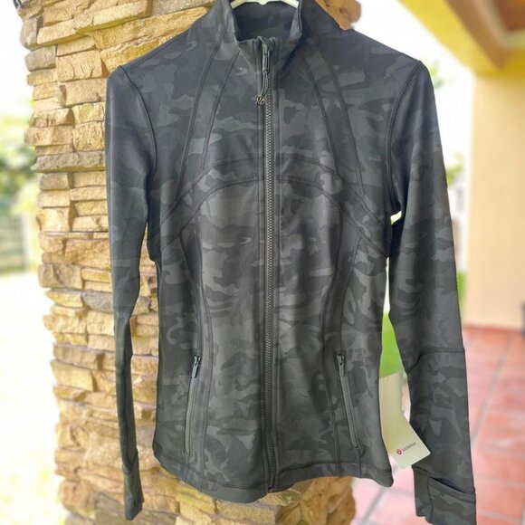 NWT Lululemon Define Jacket Incognito Camo Multi Grey Size- 6 - Picture 3 of 5